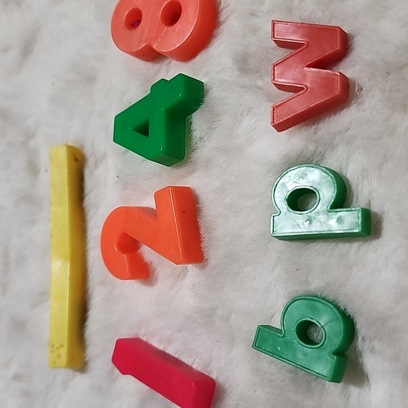 VINTAGE Fisher-Price Bright Beginnings Toy Bundle - Red, Yellow, Blue, Green. - Picture 6 of 12